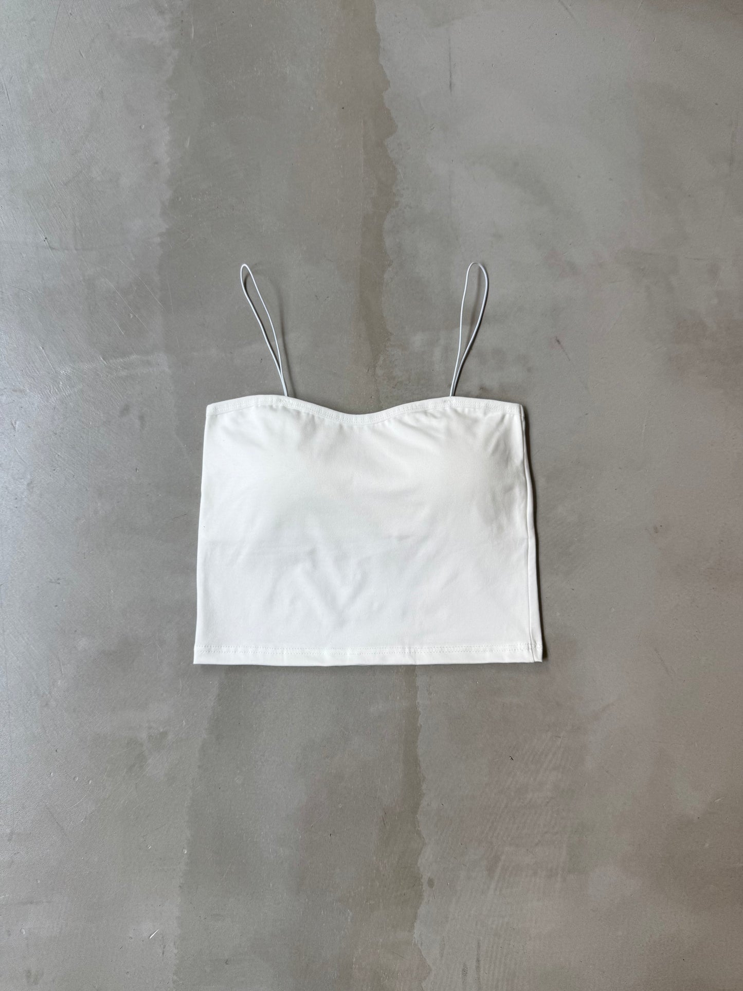 CAMI WITH CUP "WHITE"