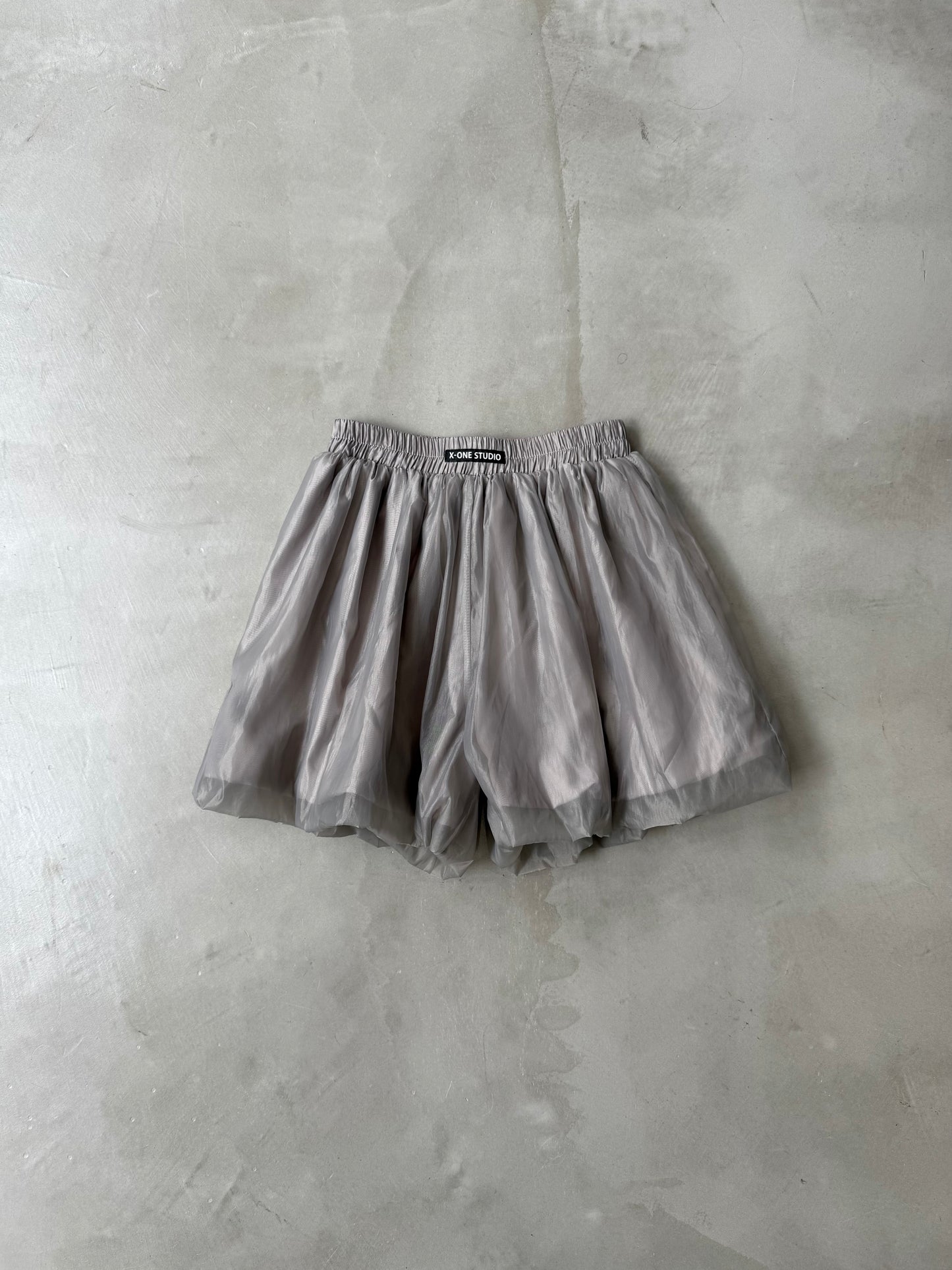 SHEER BALLOON PANT "GRAY"