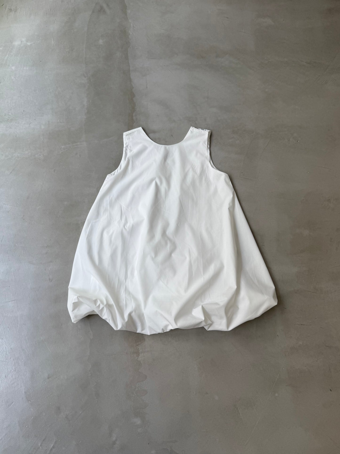 BALLON MINI DRESS "WHITE"