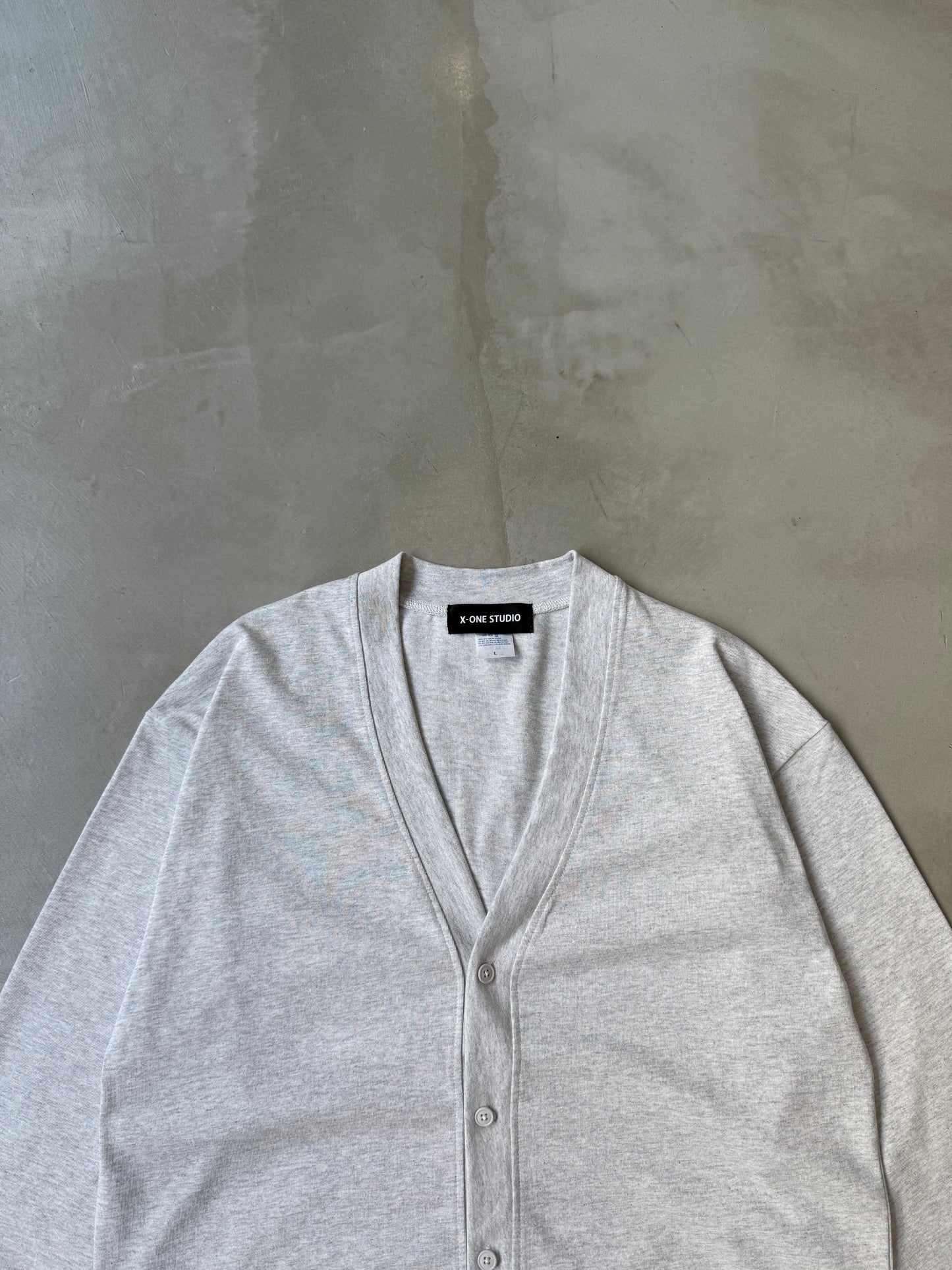 【MENS】JERSEY CARDI "GRAY"