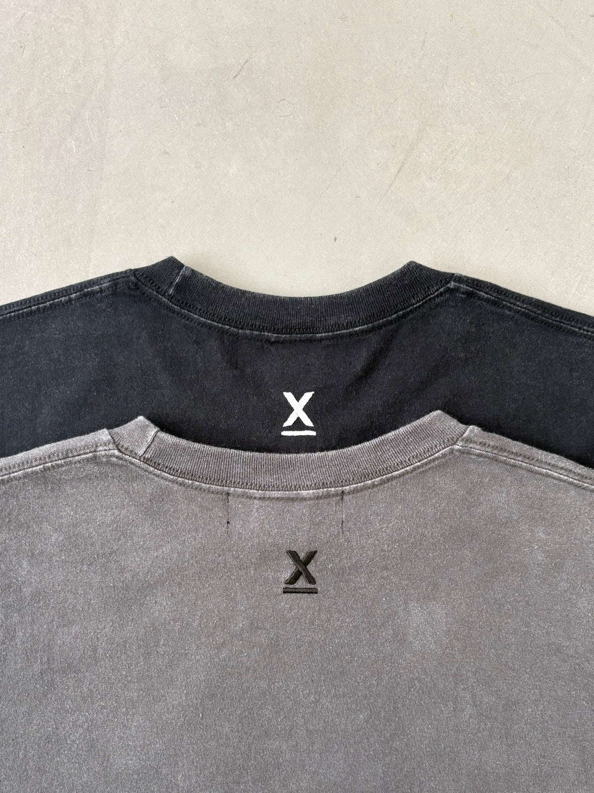 WASHED BOXLOGO L/S Tee “GRAY”