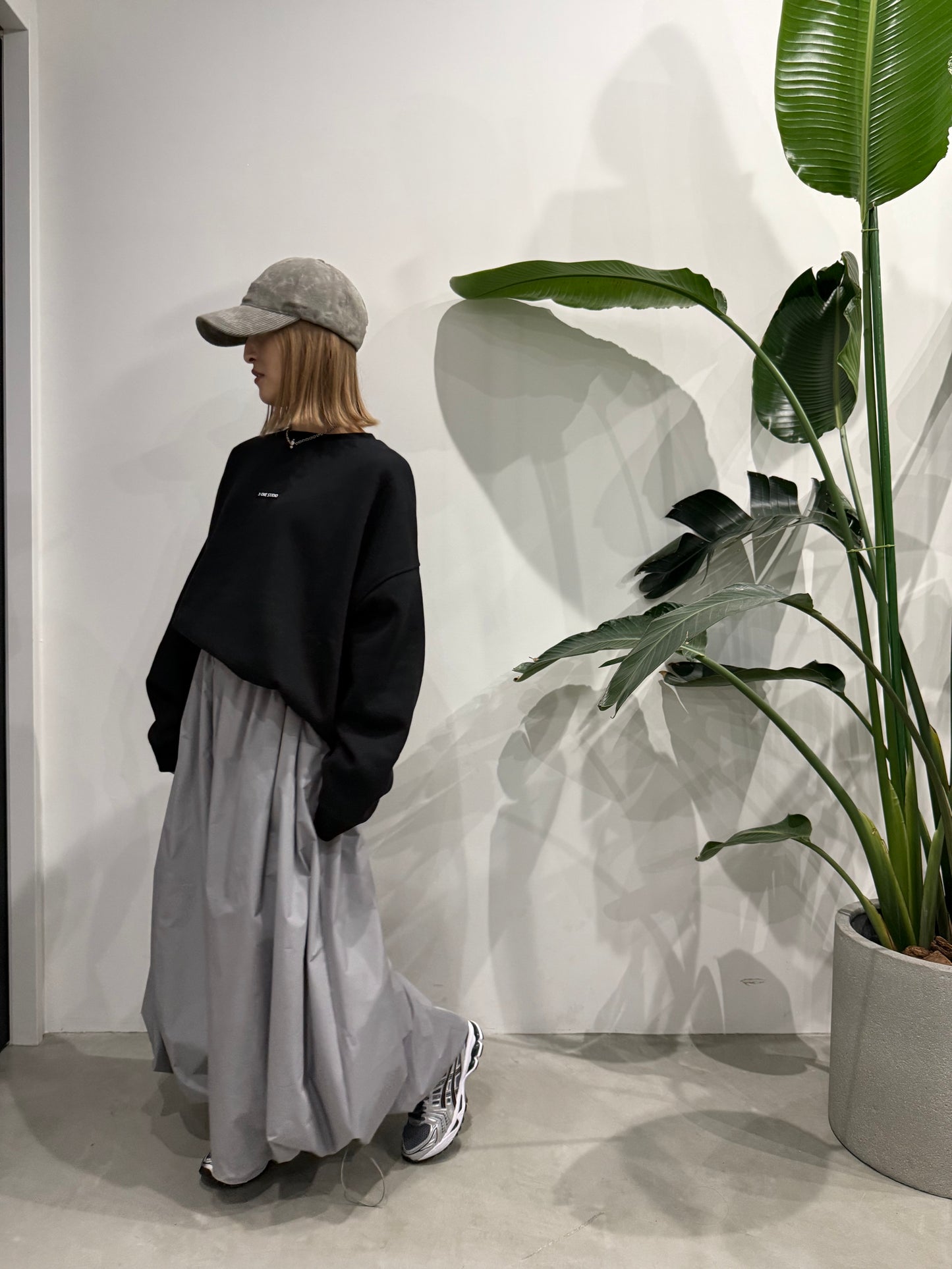 X-ONE WIDE SWEAT "BLACK"