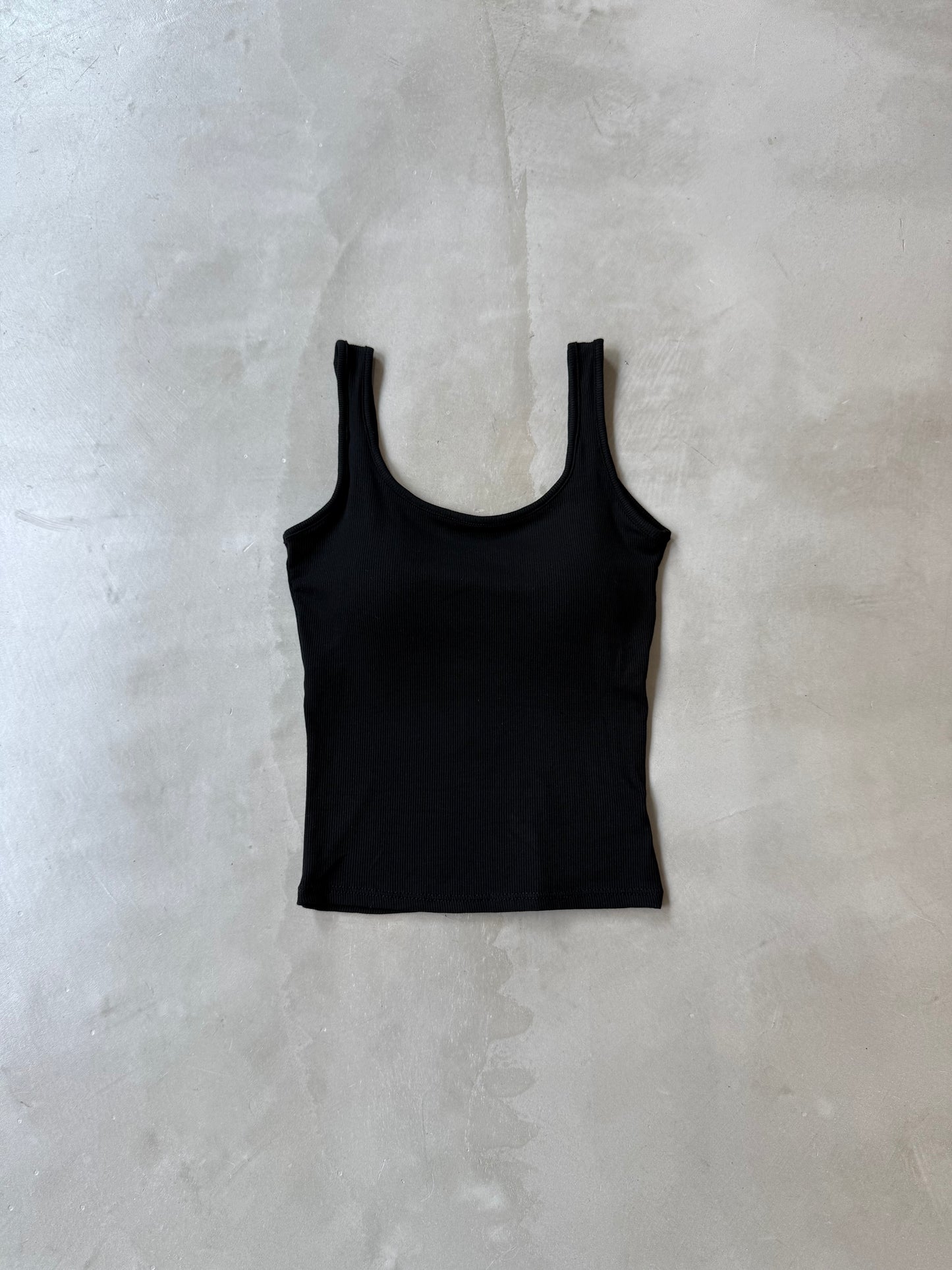 BACK OPEN TANK "BLACK"