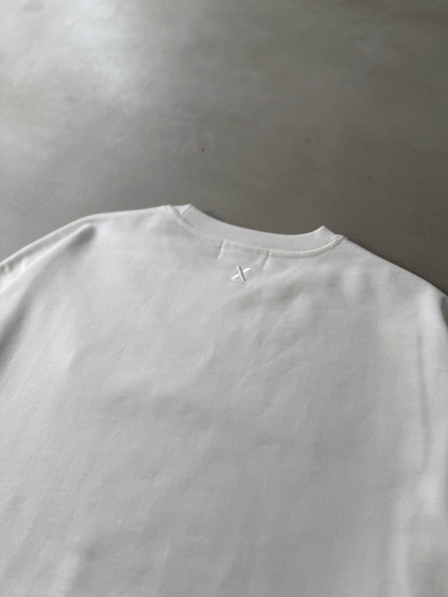 10.0oz LONG TEE "WHITE"