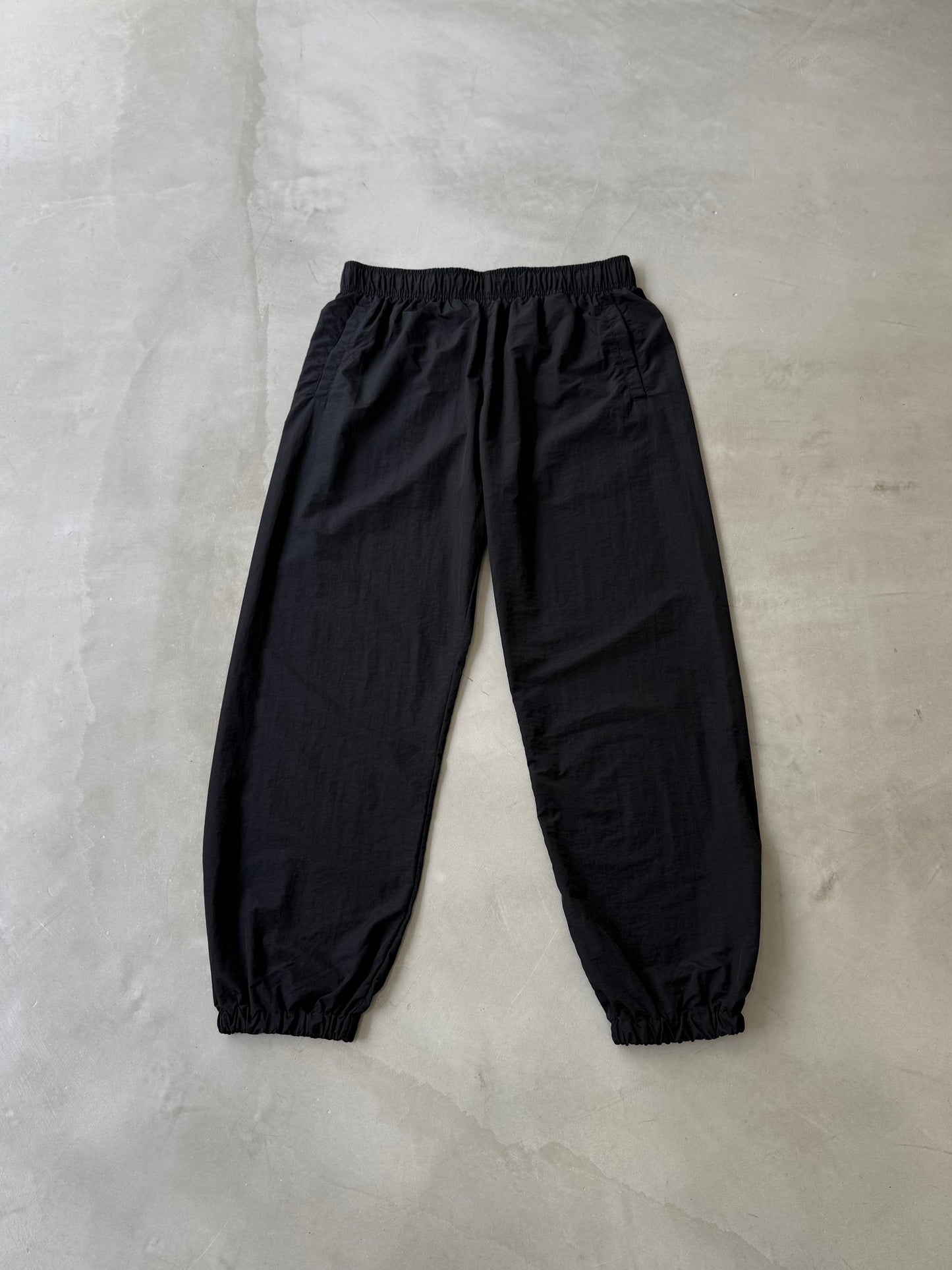 【MENS】WIDE NYLON PANT "BLACK"