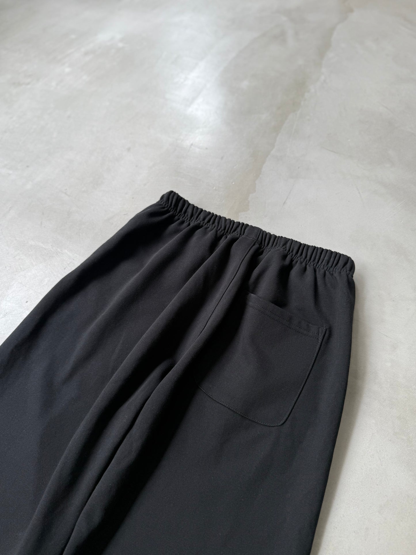 10.0oz LOOSE WIDE SWEAT "BLACK"