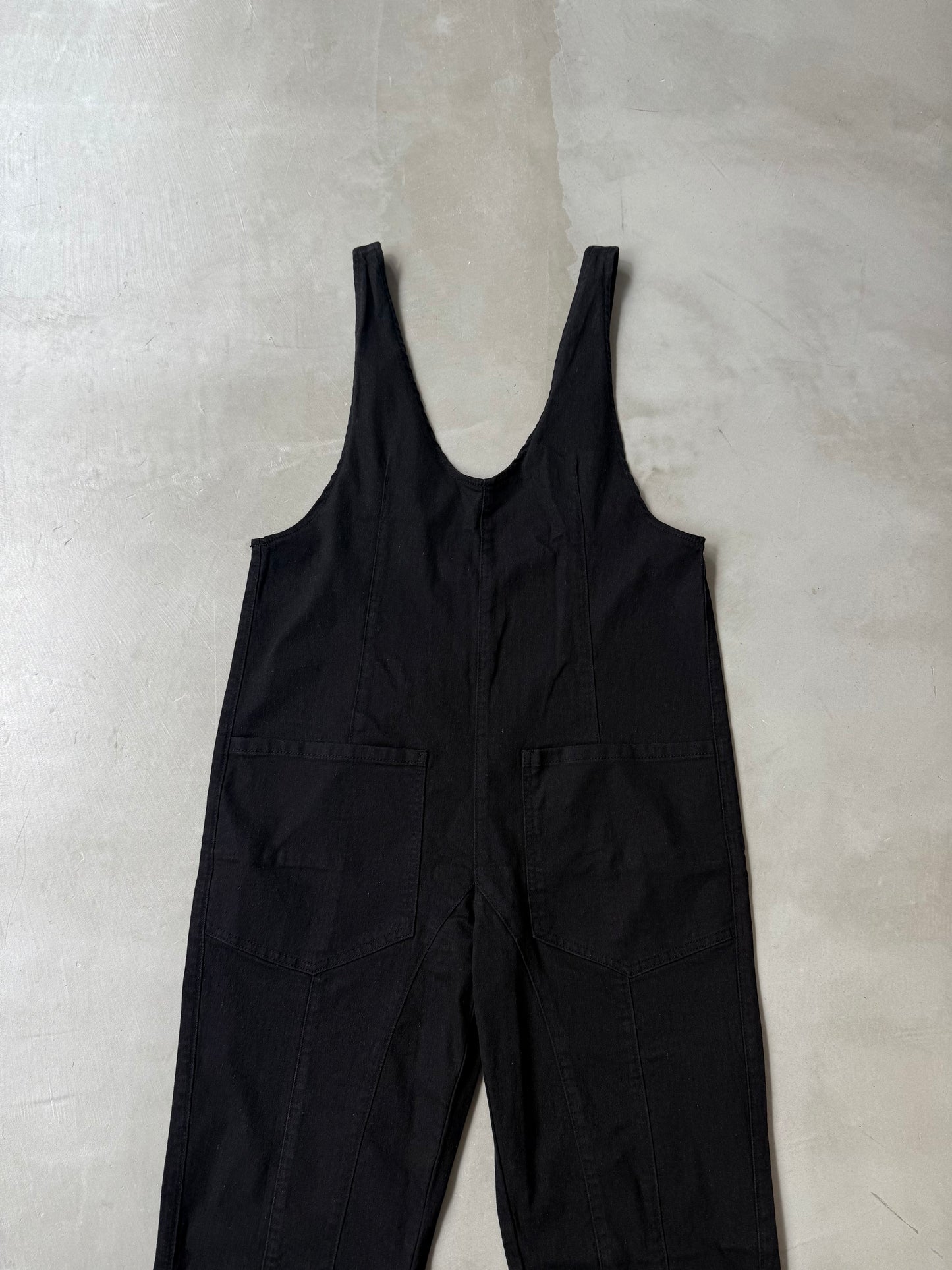 SOFT DENIM JUMPER "BLACK"