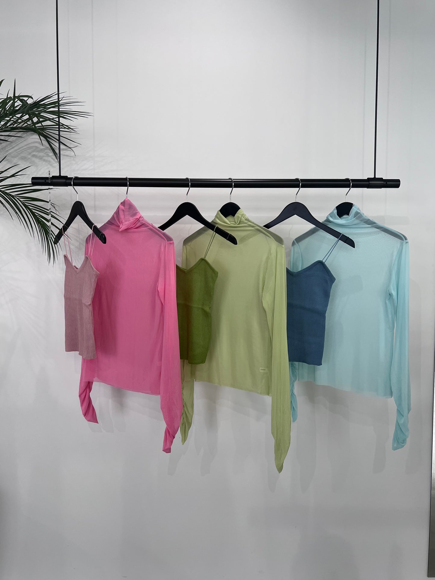 SHEER TOP "GREEN"