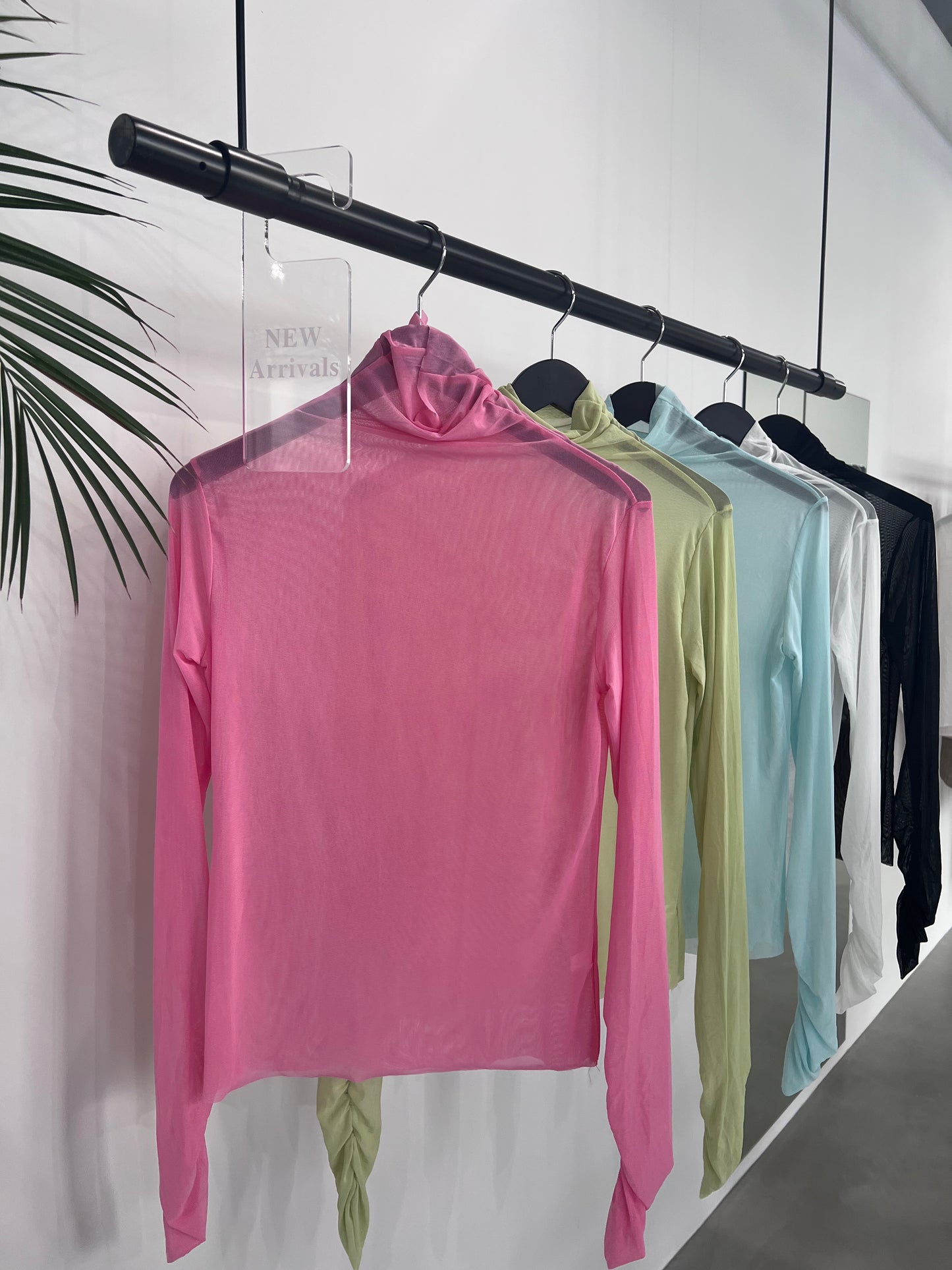 SHEER TOP "GREEN"
