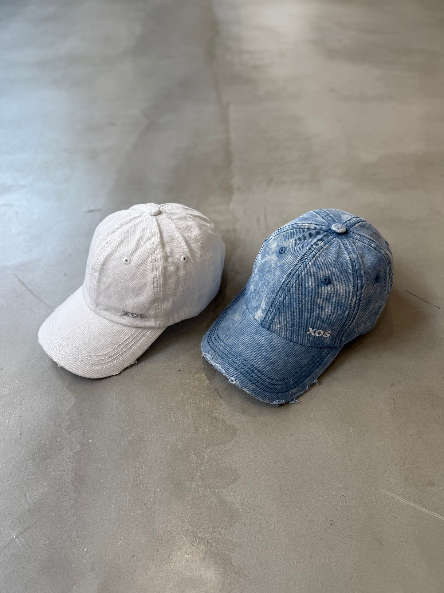 WASHED CRASH CAP "WHITE"