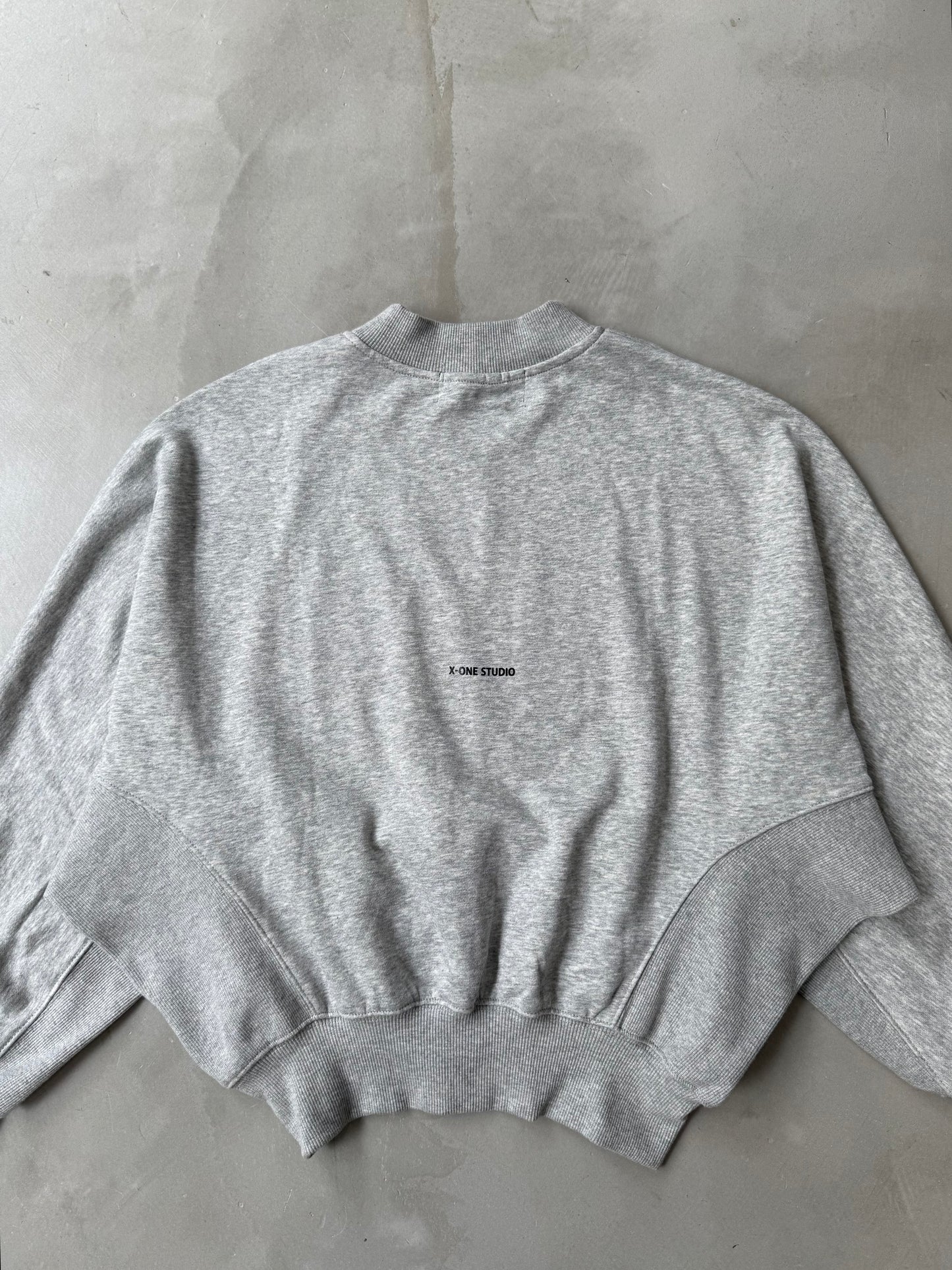 BALLOON SLEEVE SWEAT "GRAY"