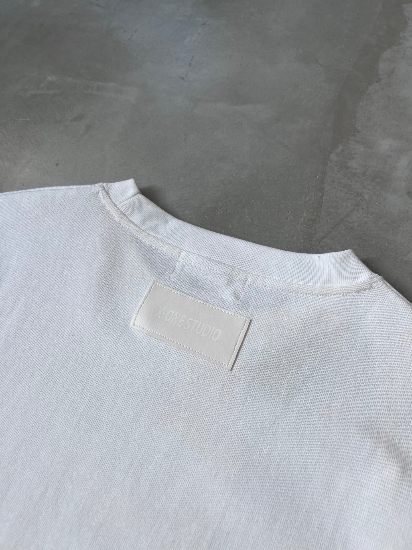 【MENS】9.0oz LONG TEE "WHITE"