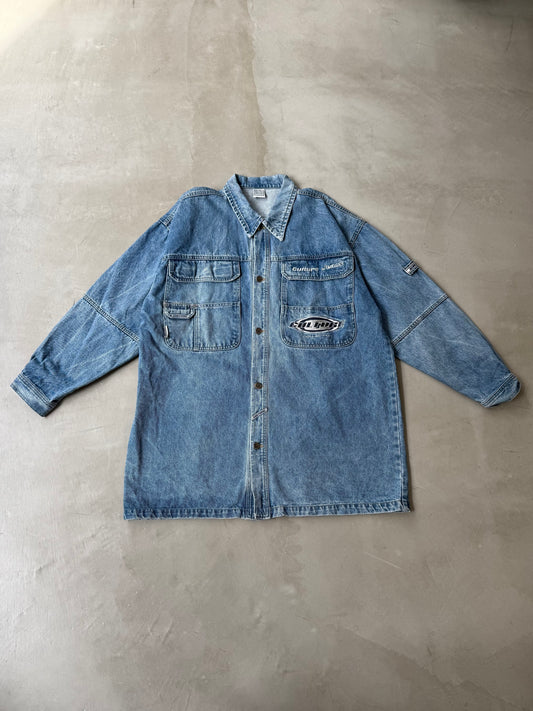 DENIM LONG JACKET