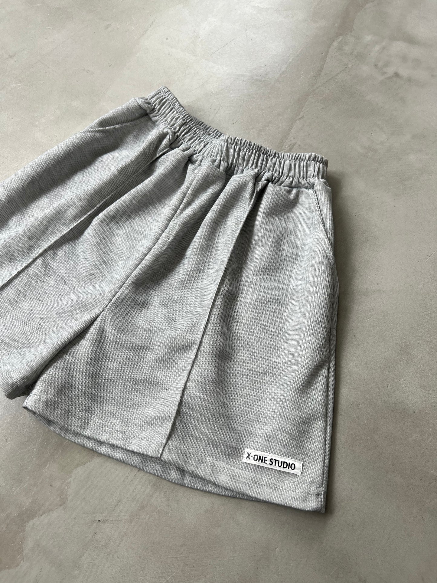 JERSEY SHORT PANTS "GRAY"