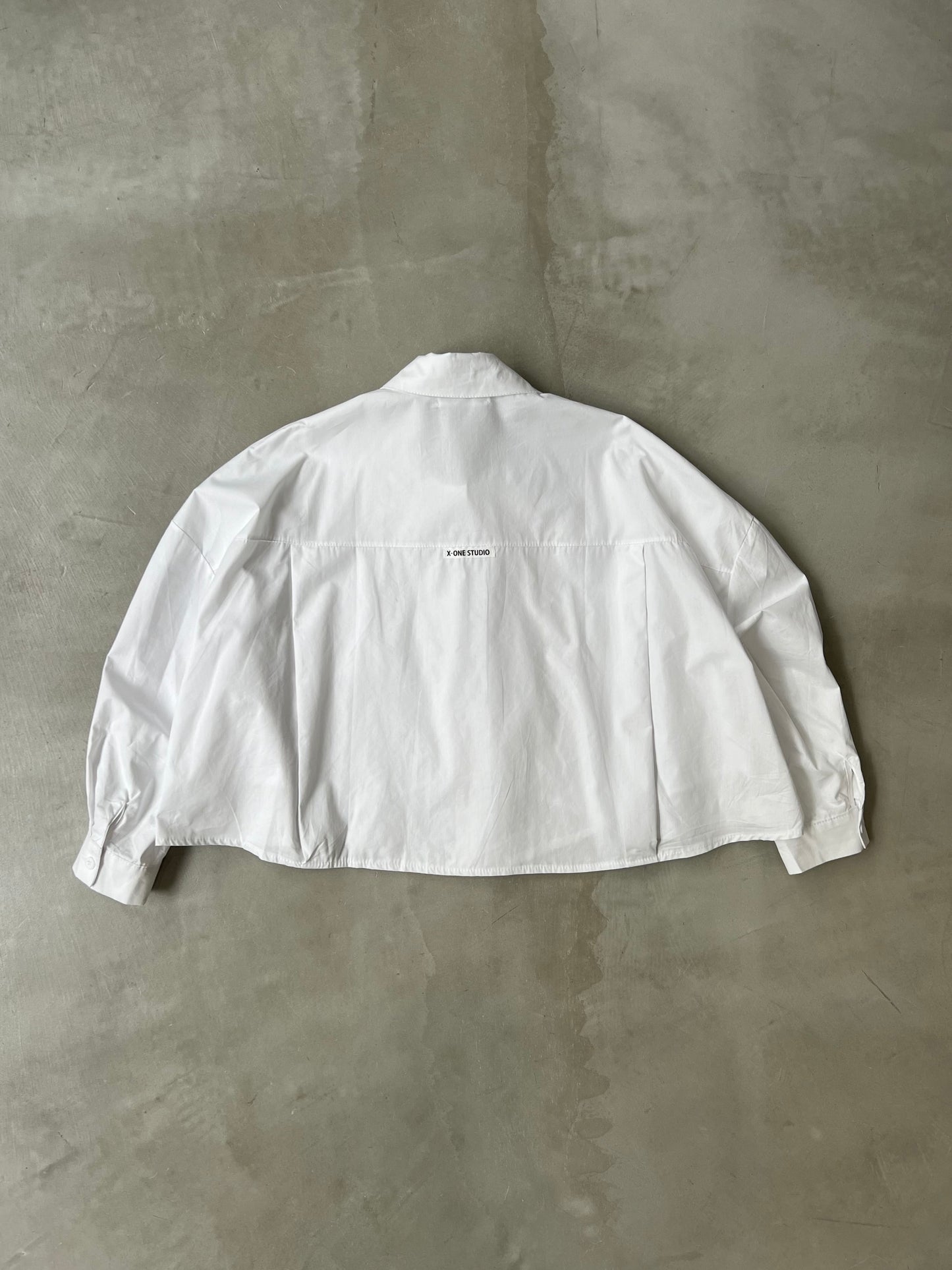 WIDE TACK SHIRT "WHITE"