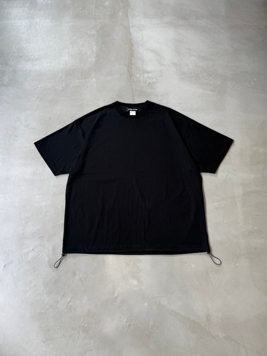 【MENS】X-ONE DRAWSTRING TEE "BLACK"