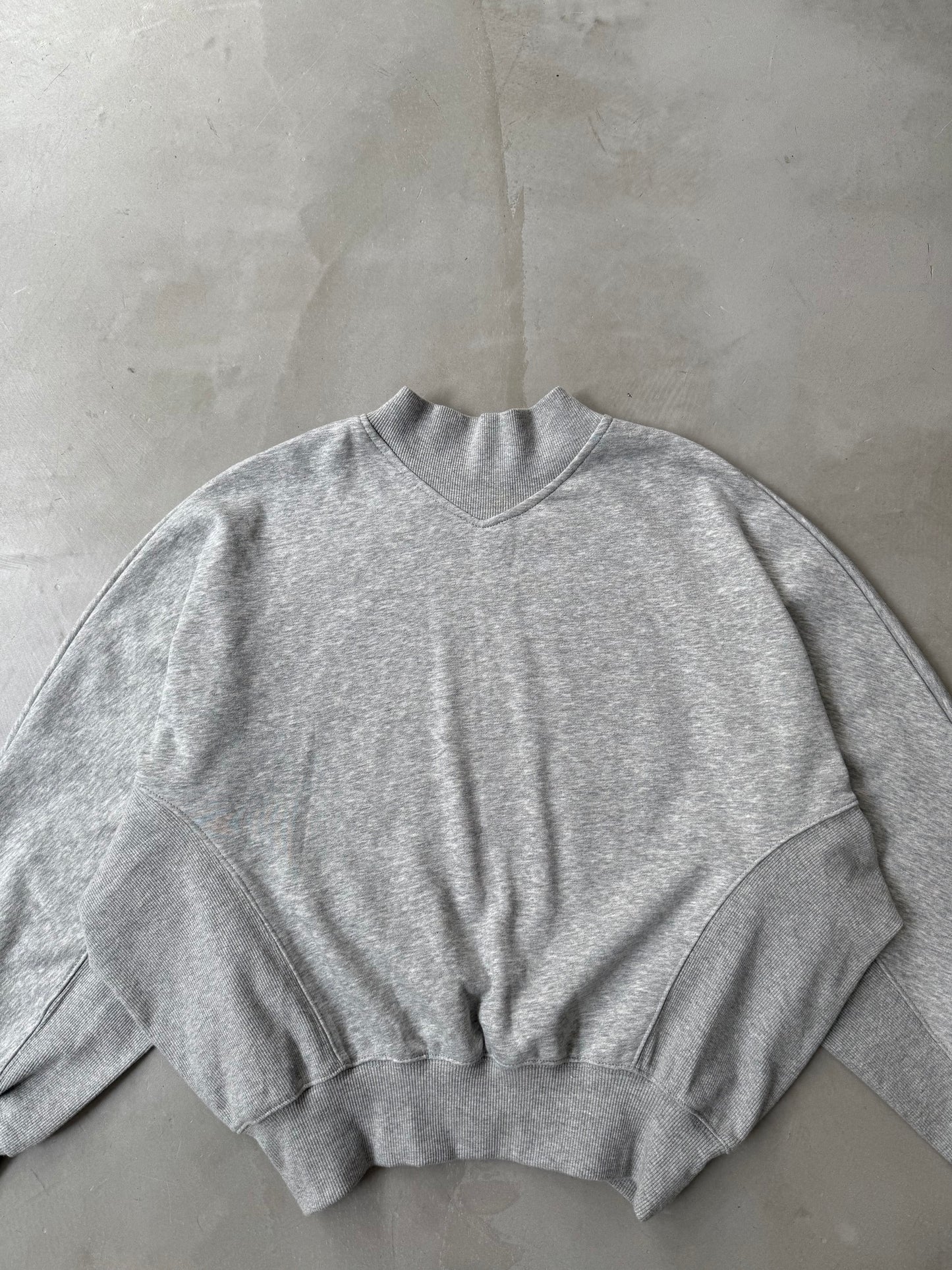 BALLOON SLEEVE SWEAT "GRAY"