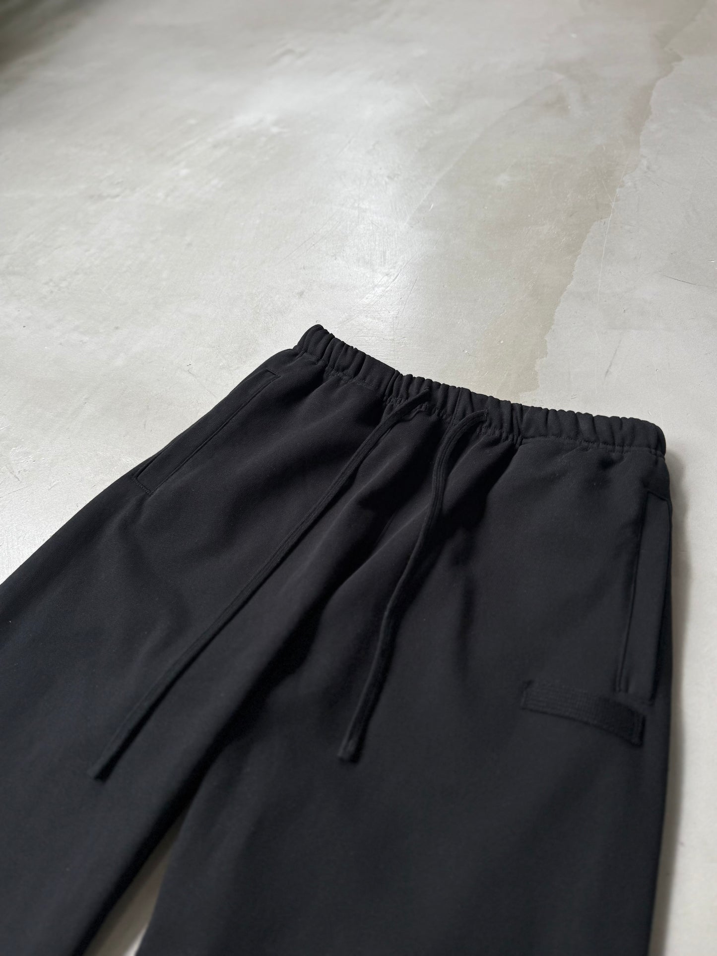 10.0oz LOOSE WIDE SWEAT "BLACK"