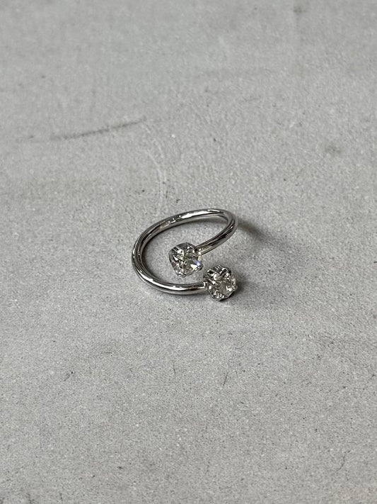 JUNO GOLD MID-RING "SILVER"