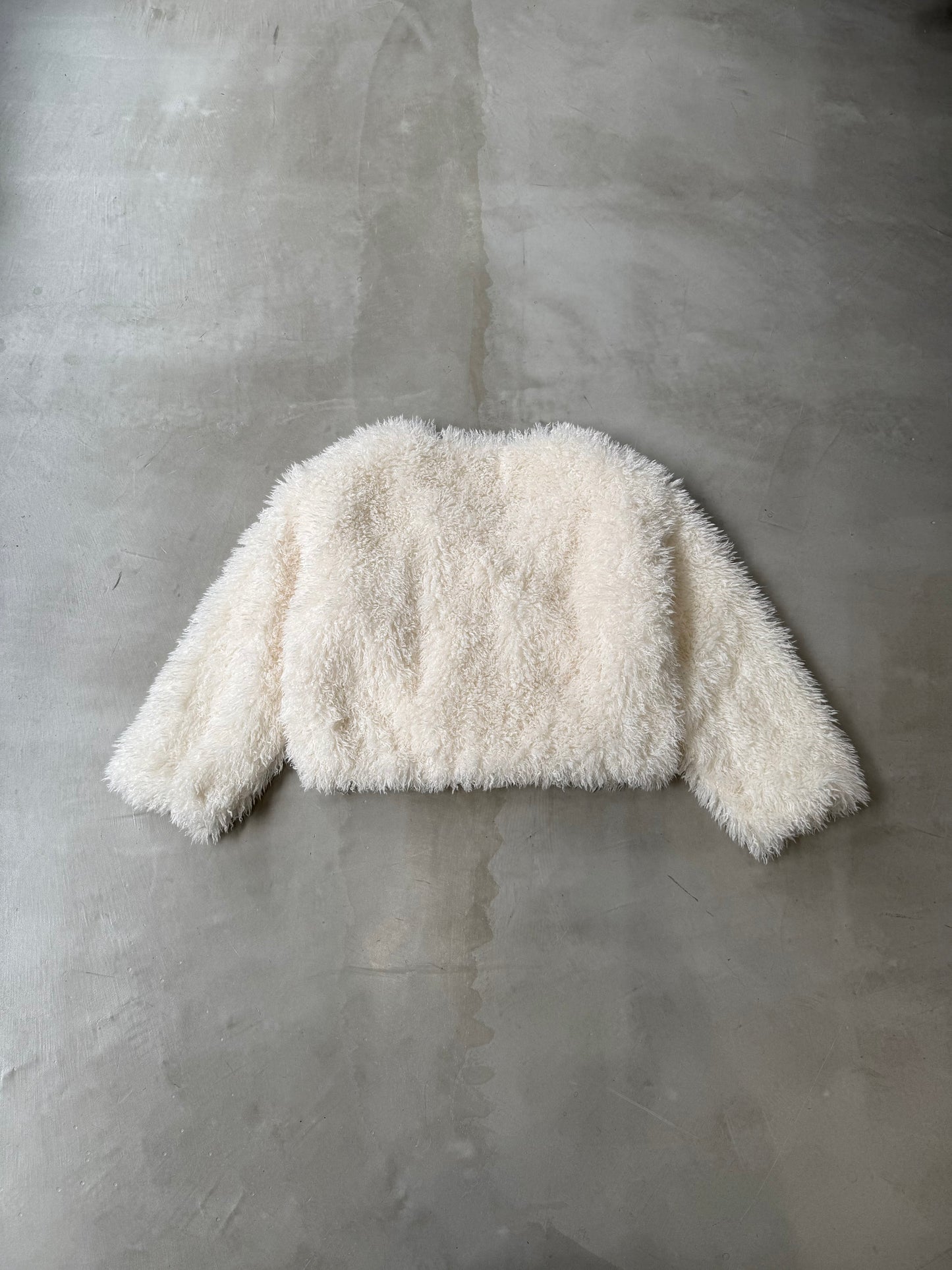 FLUFFY JACKET "WHITE"