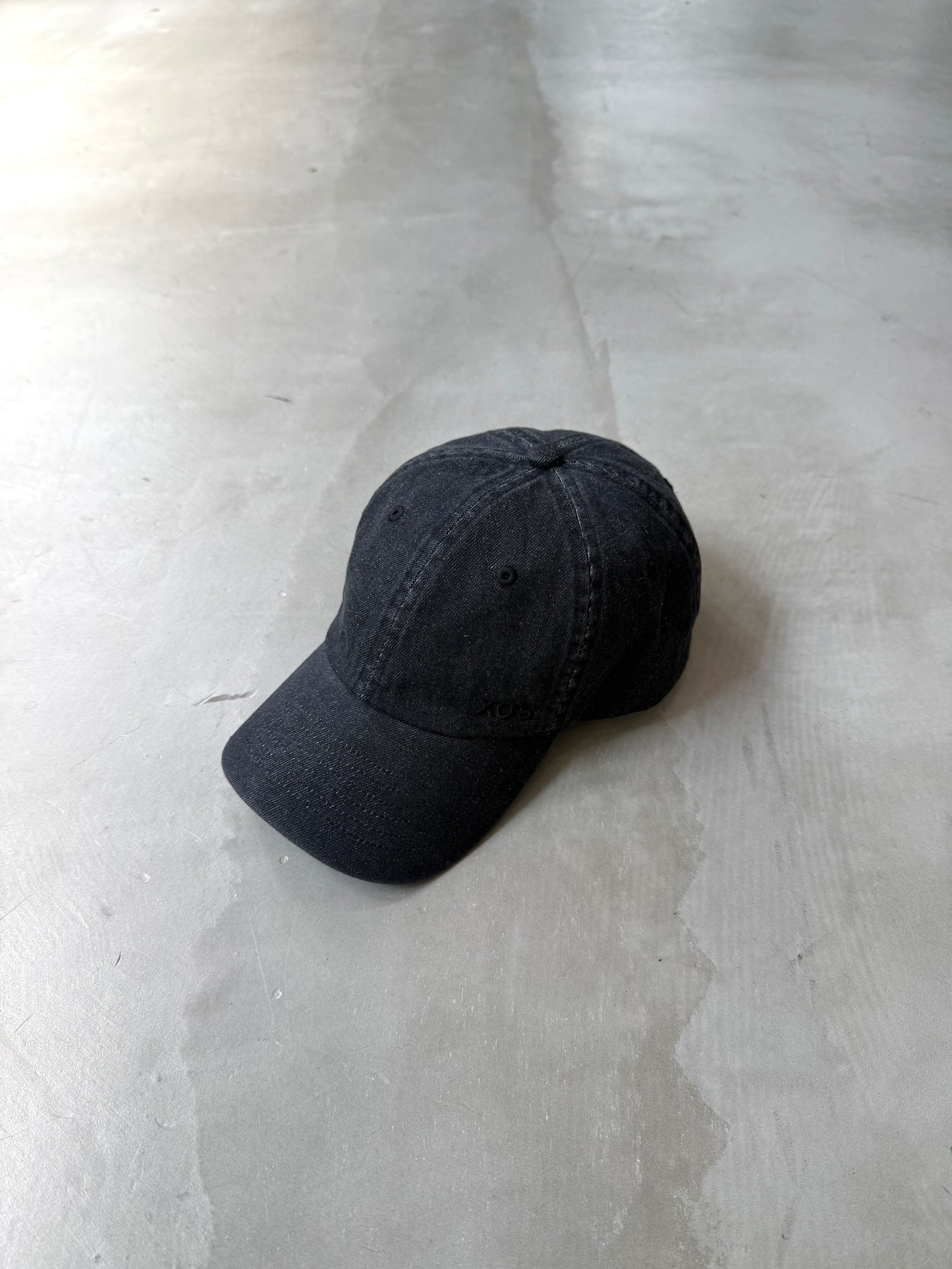 BLACK DENIM CAP