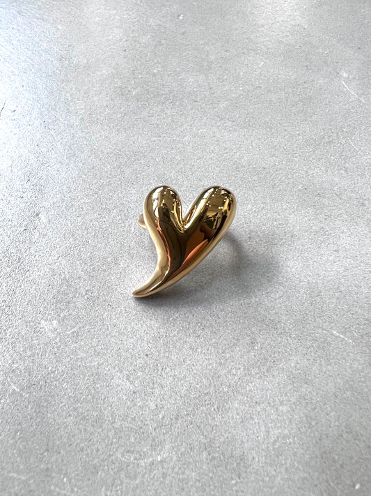 HEART LOVE RING "GOLD"