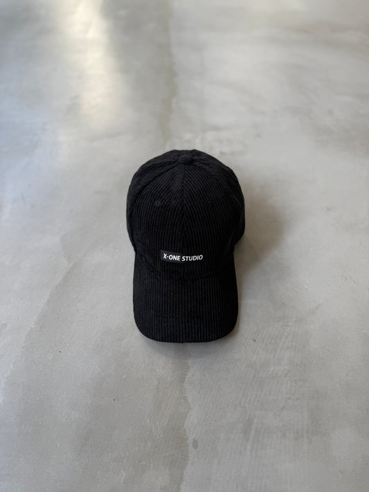 CORDUROY CAP "BLACK"