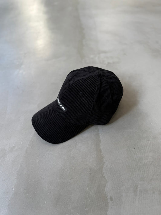 CORDUROY CAP "BLACK"