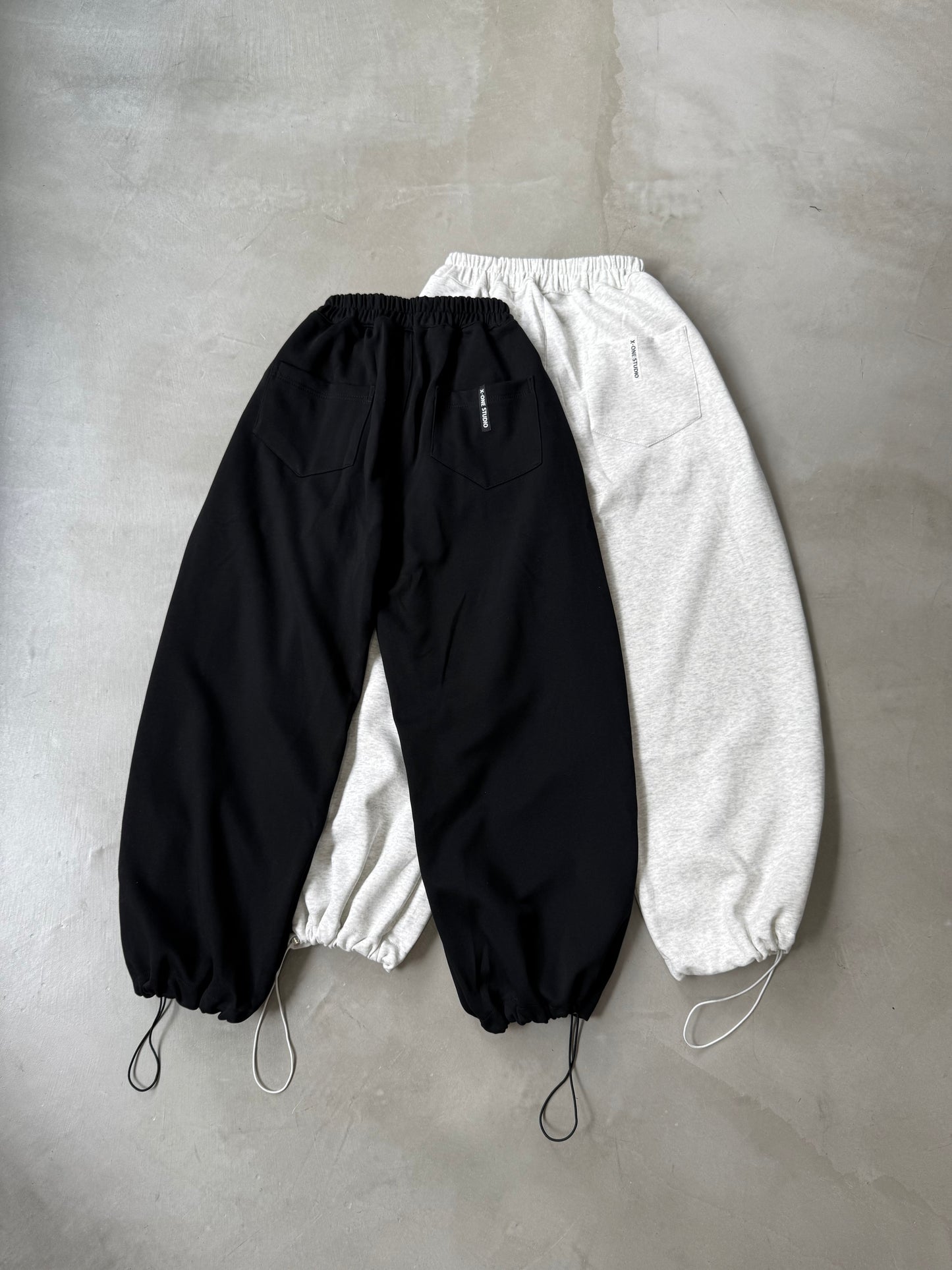 LOOSE SWEAT PANTS "ASH"