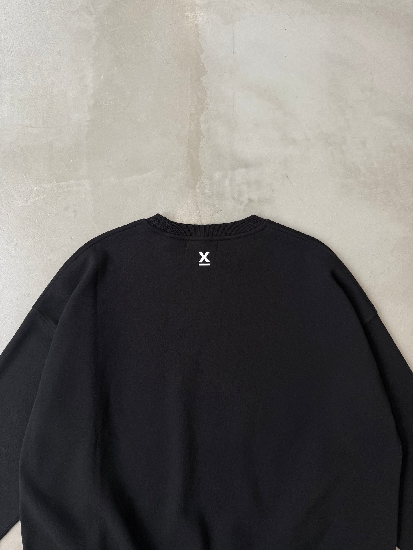 X-ONE WIDE SWEAT "BLACK"