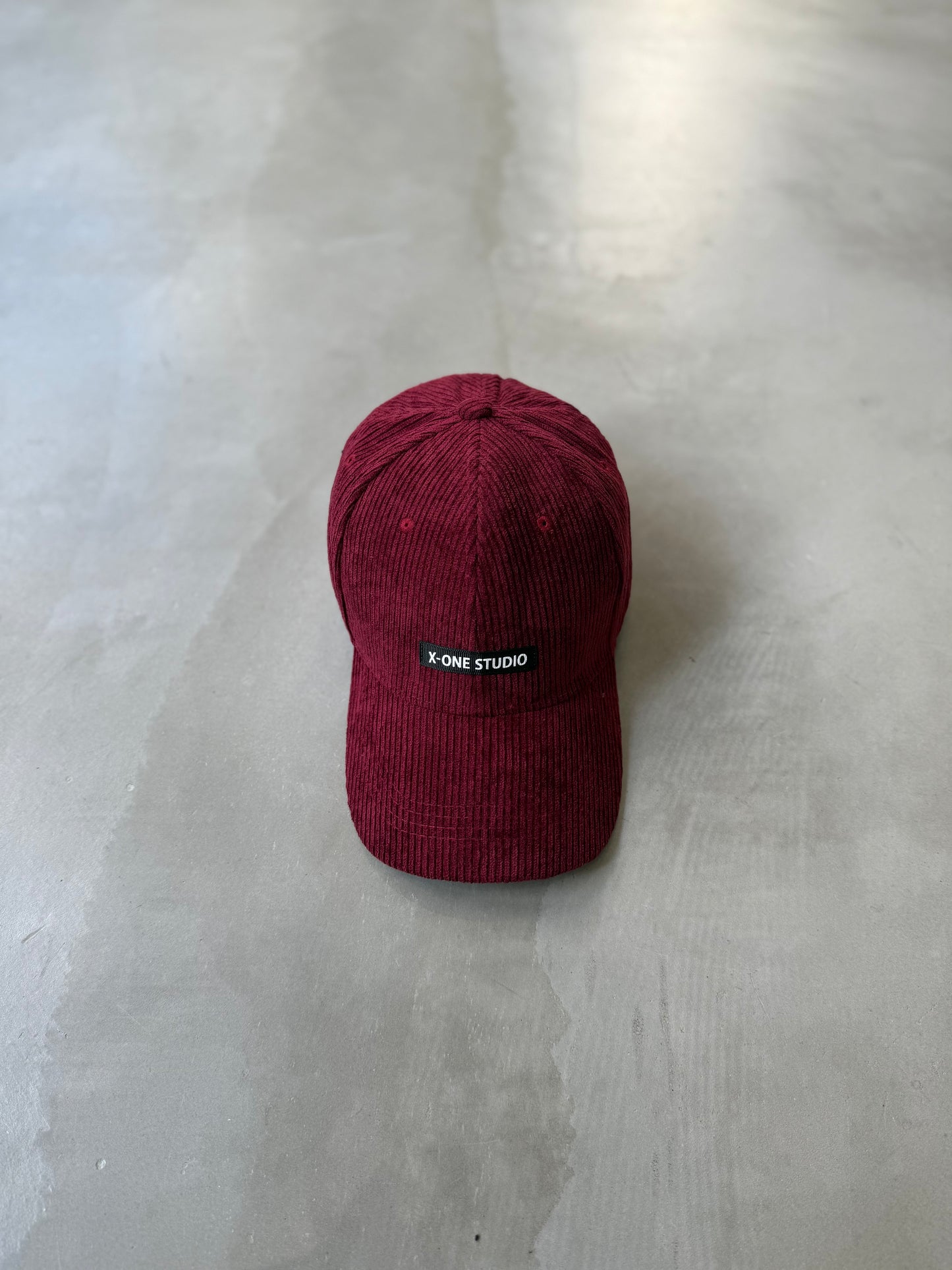 CORDUROY CAP "RED"