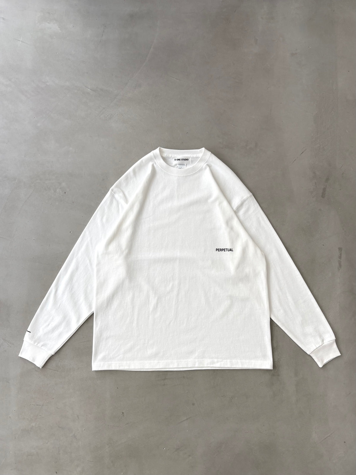 HEAVYWEIGHT TEE -PERPETUAL- “WHITE”
