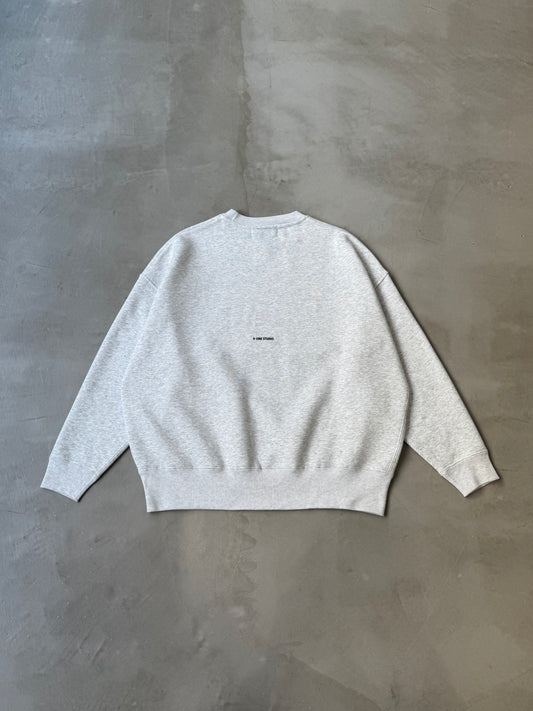 X-ONE BACK LOGO SWEAT "ASH"