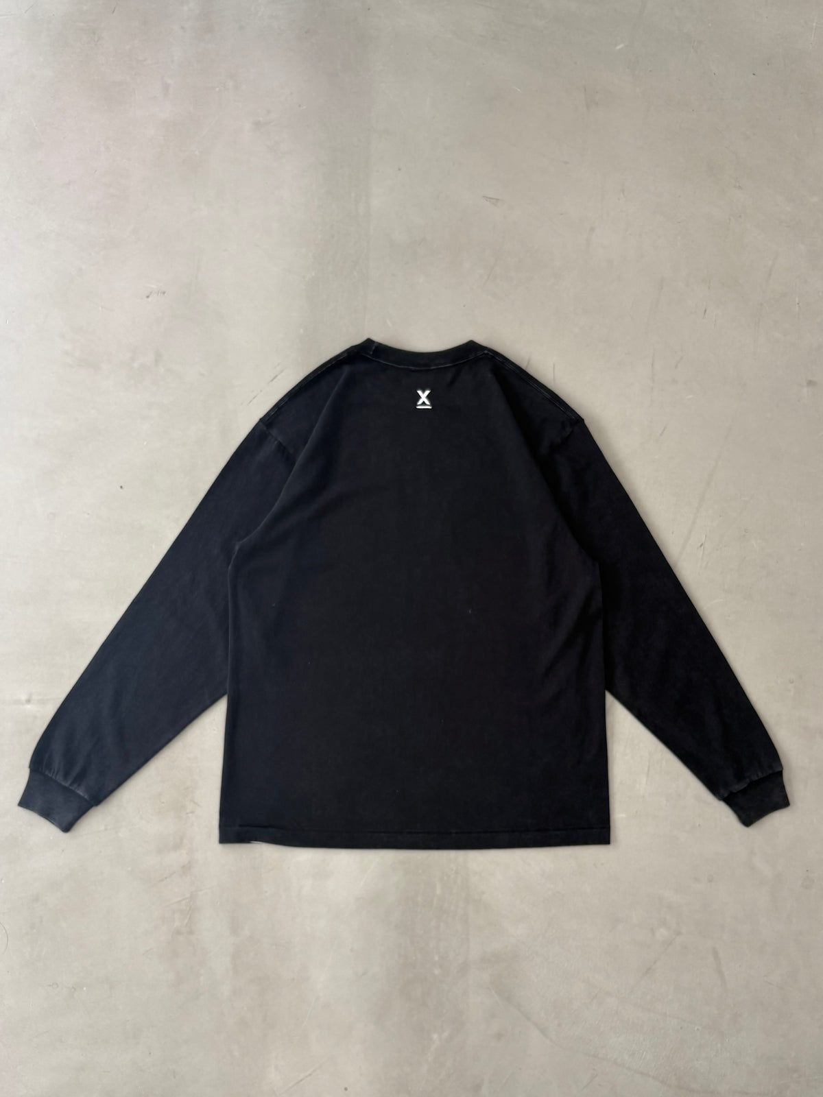 WASHED BOXLOGO L/S Tee “BLACK”