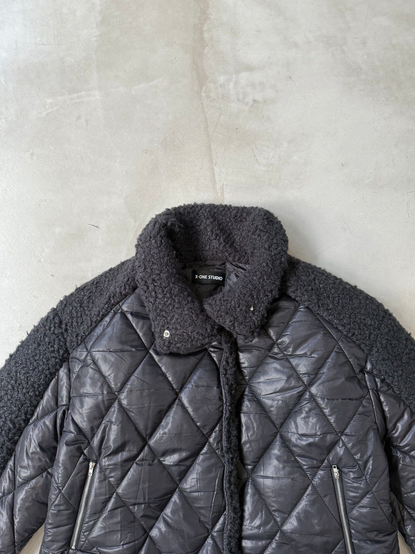 QUILTED BOA JACKET "BLACK"