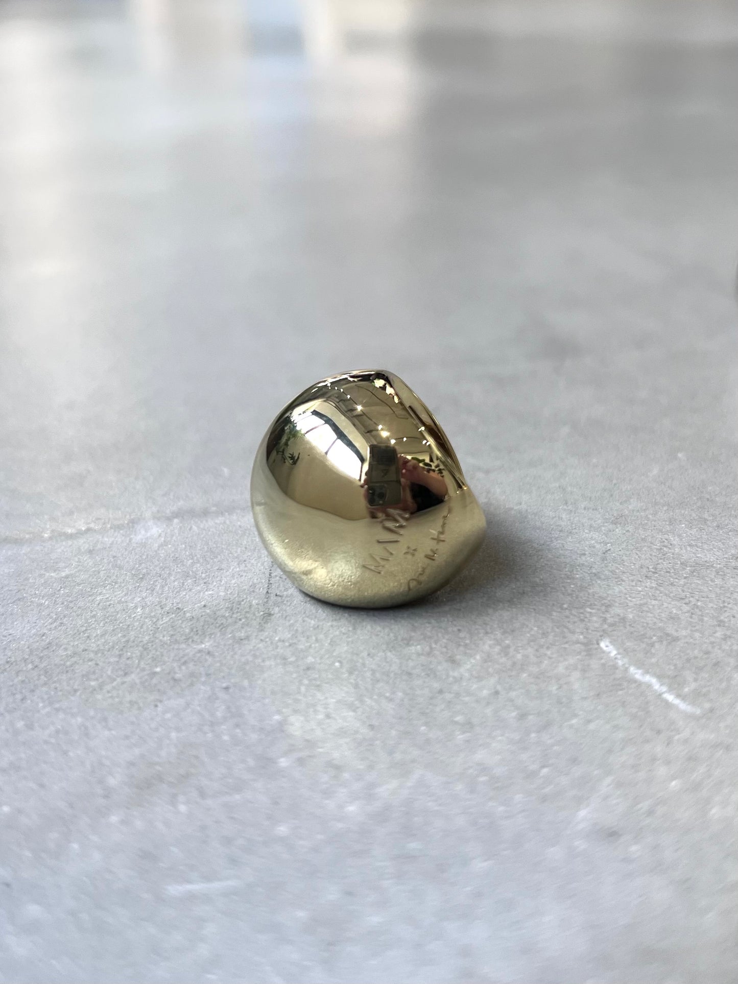 SIX N FIVE BALL RING "GOLD"