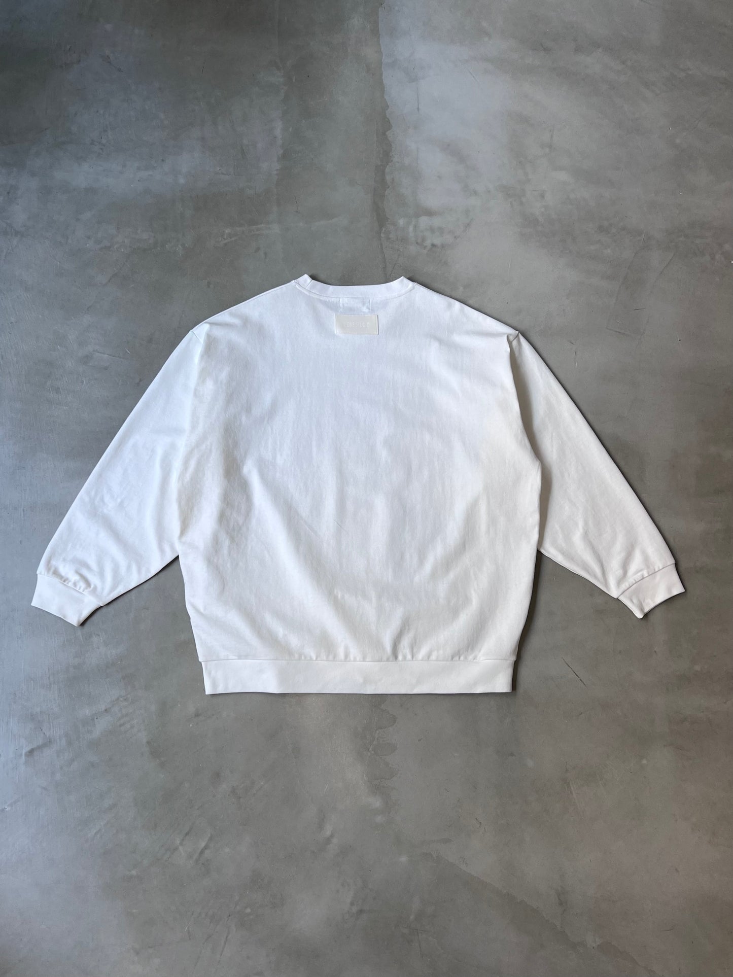 【MENS】9.0oz LONG TEE "WHITE"