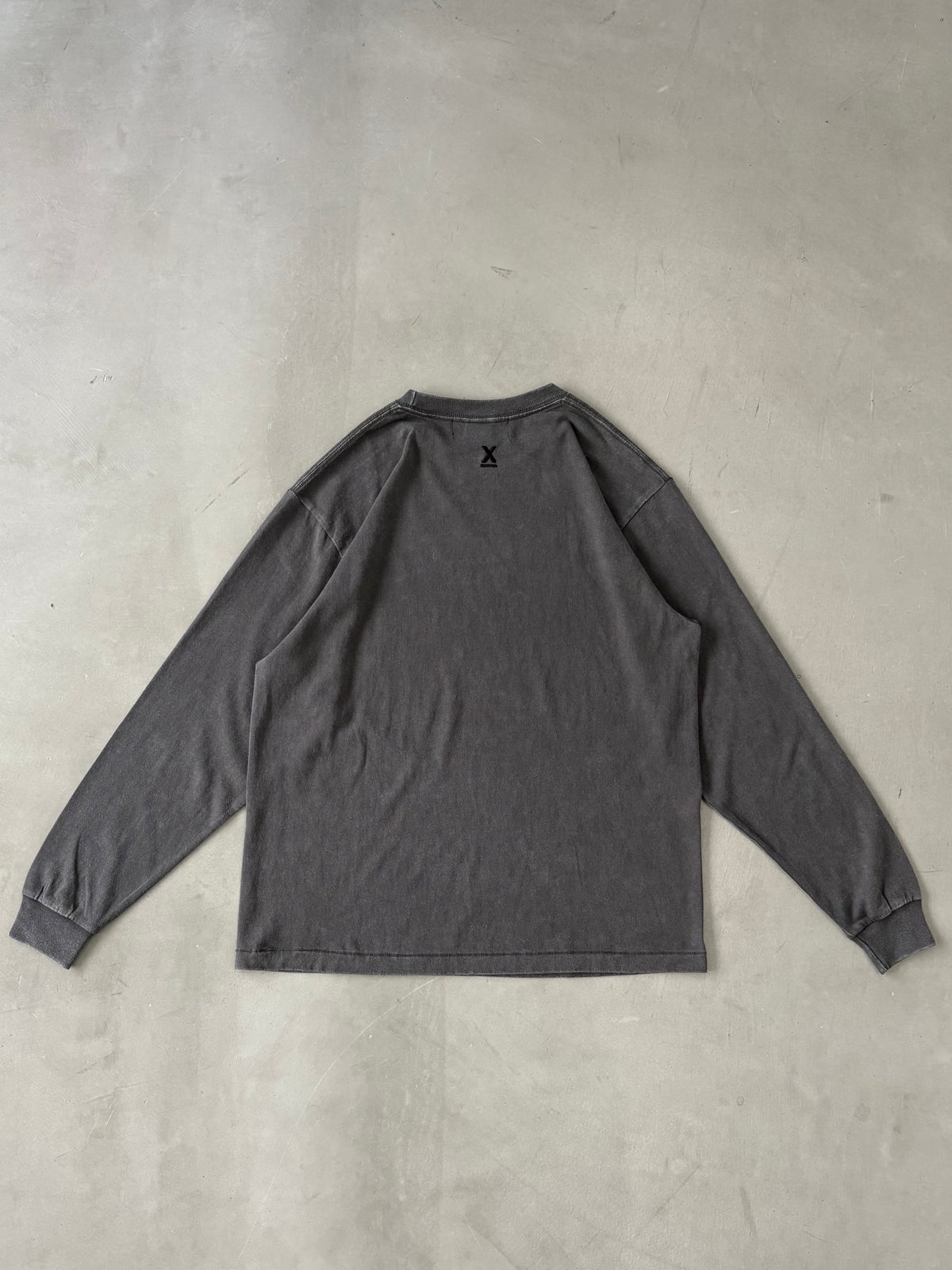 WASHED BOXLOGO L/S Tee “GRAY”