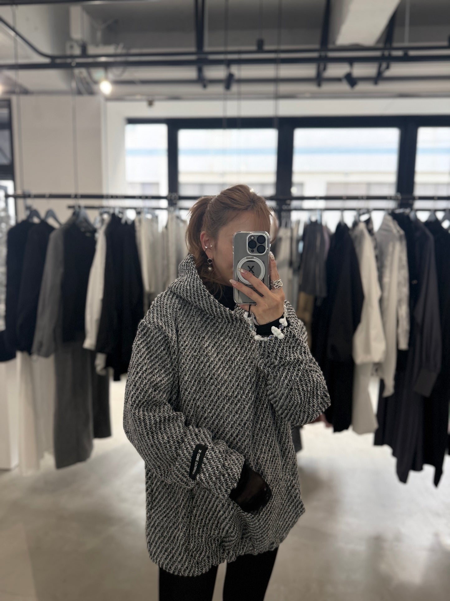 【MENS】TWEED HOODIE