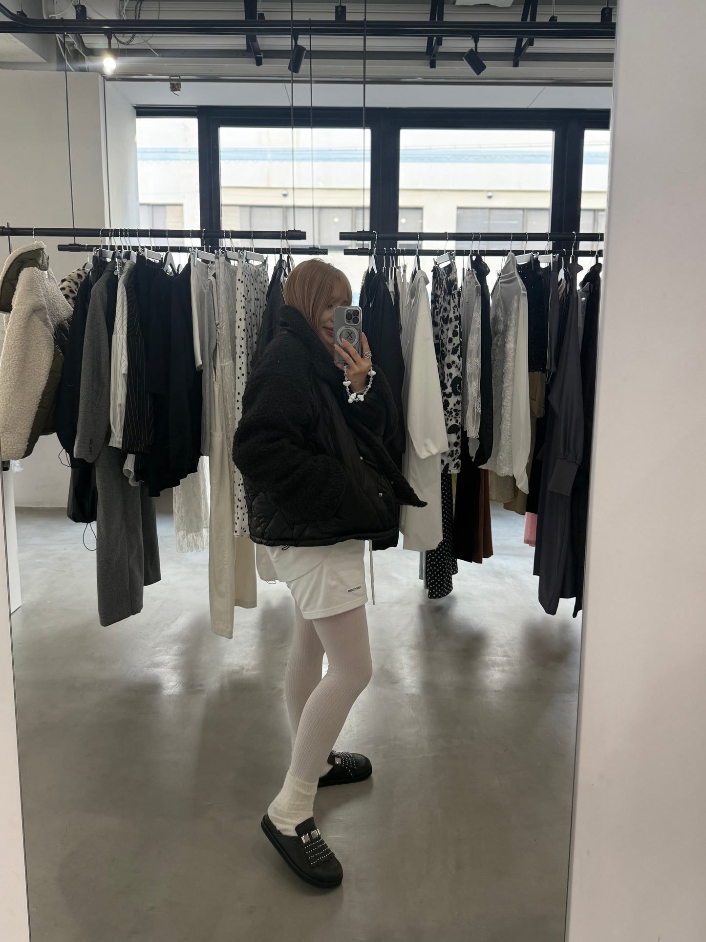 QUILTED BOA JACKET "BLACK"