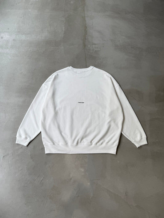 【MEN'S】X-ONE BACK LOGO 10oz "WHITE"