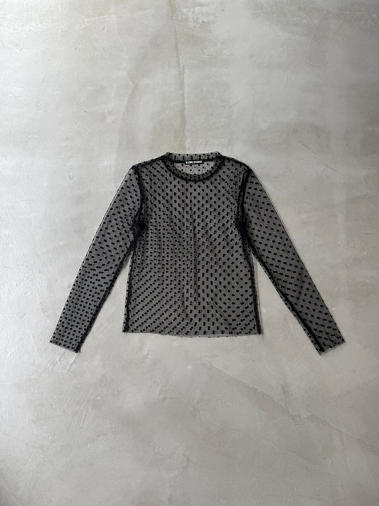SKIN SHEER DOT "BLACK"