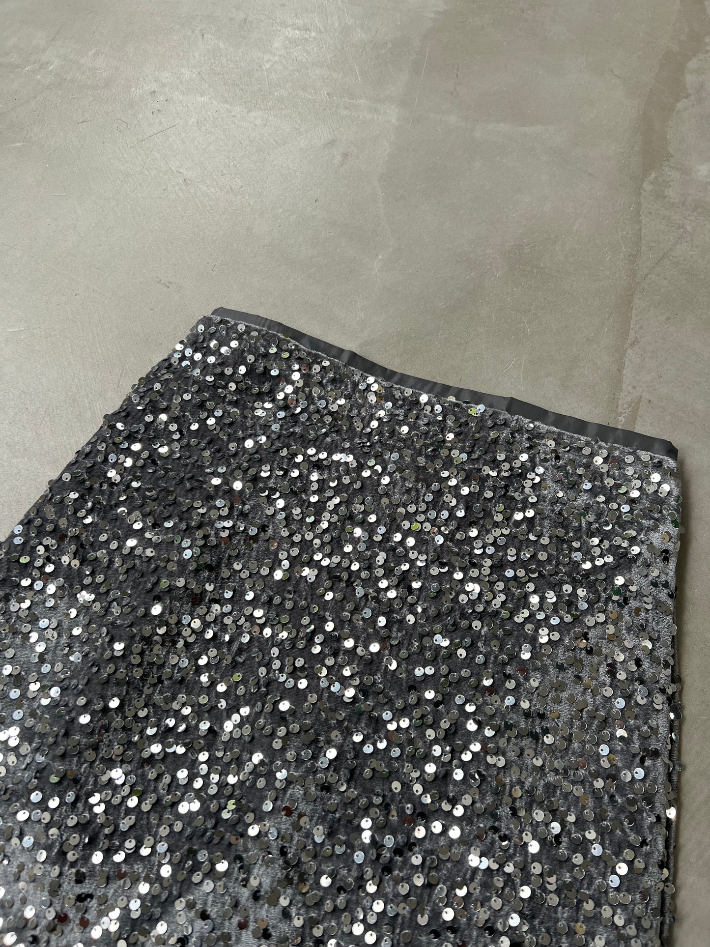 GLITTER SKORT "SILVER"