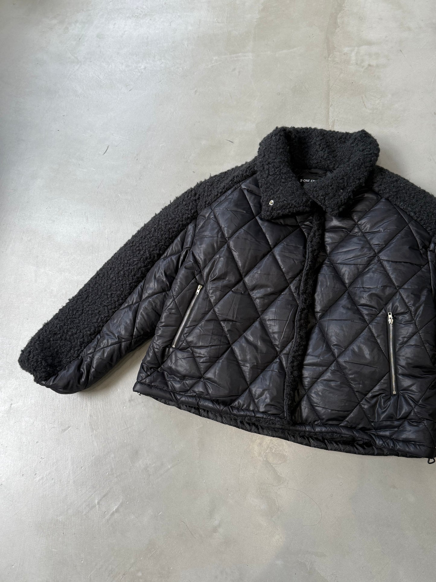 QUILTED BOA JACKET "BLACK"