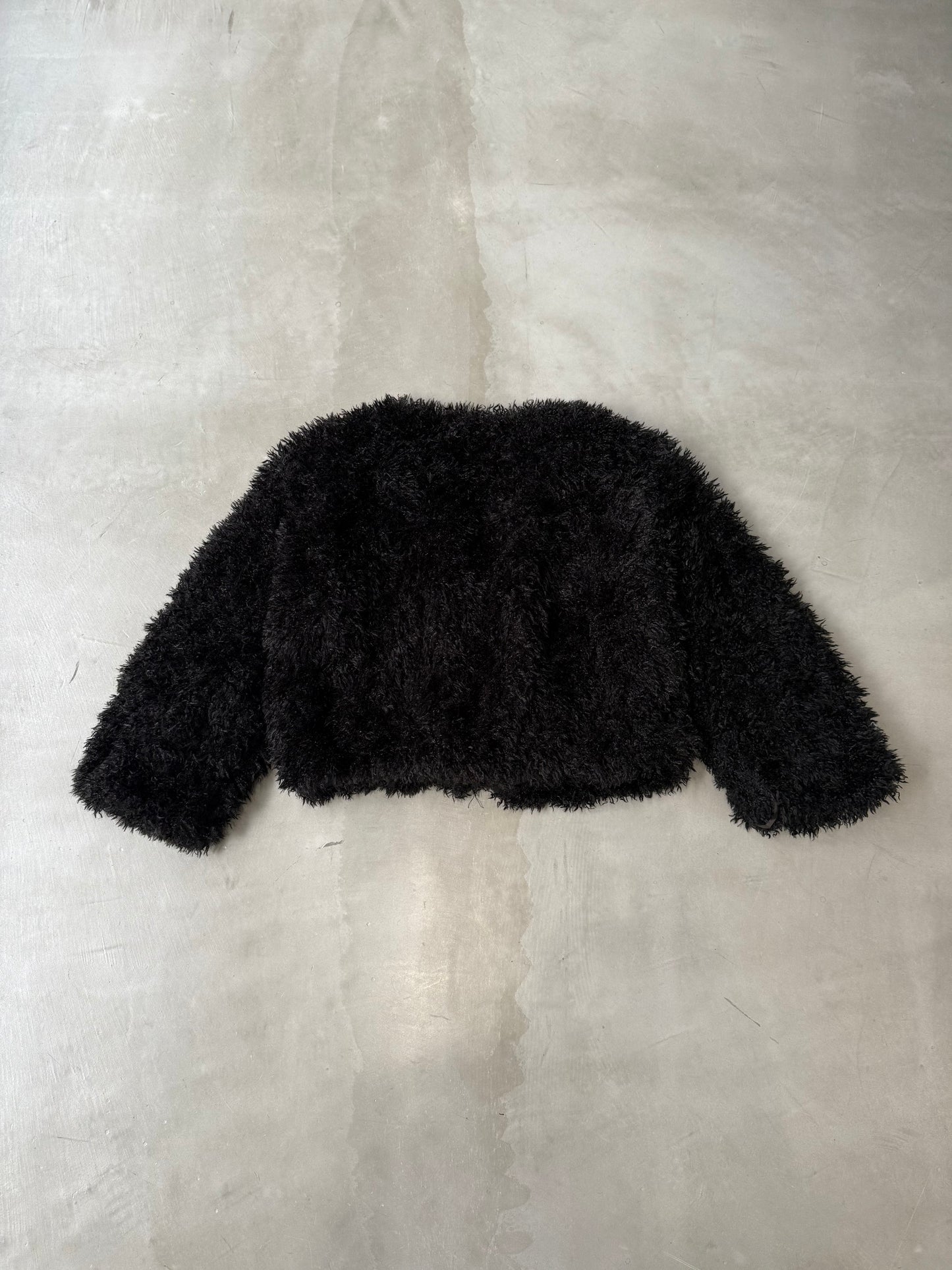 FLUFFY JACKET "BLACK"