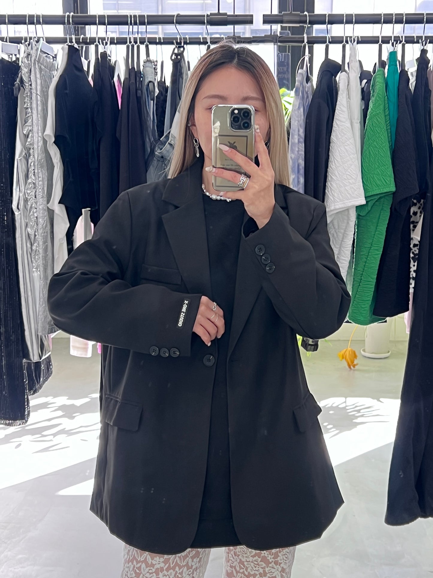 OVER SIZED JACKET "BLACK"