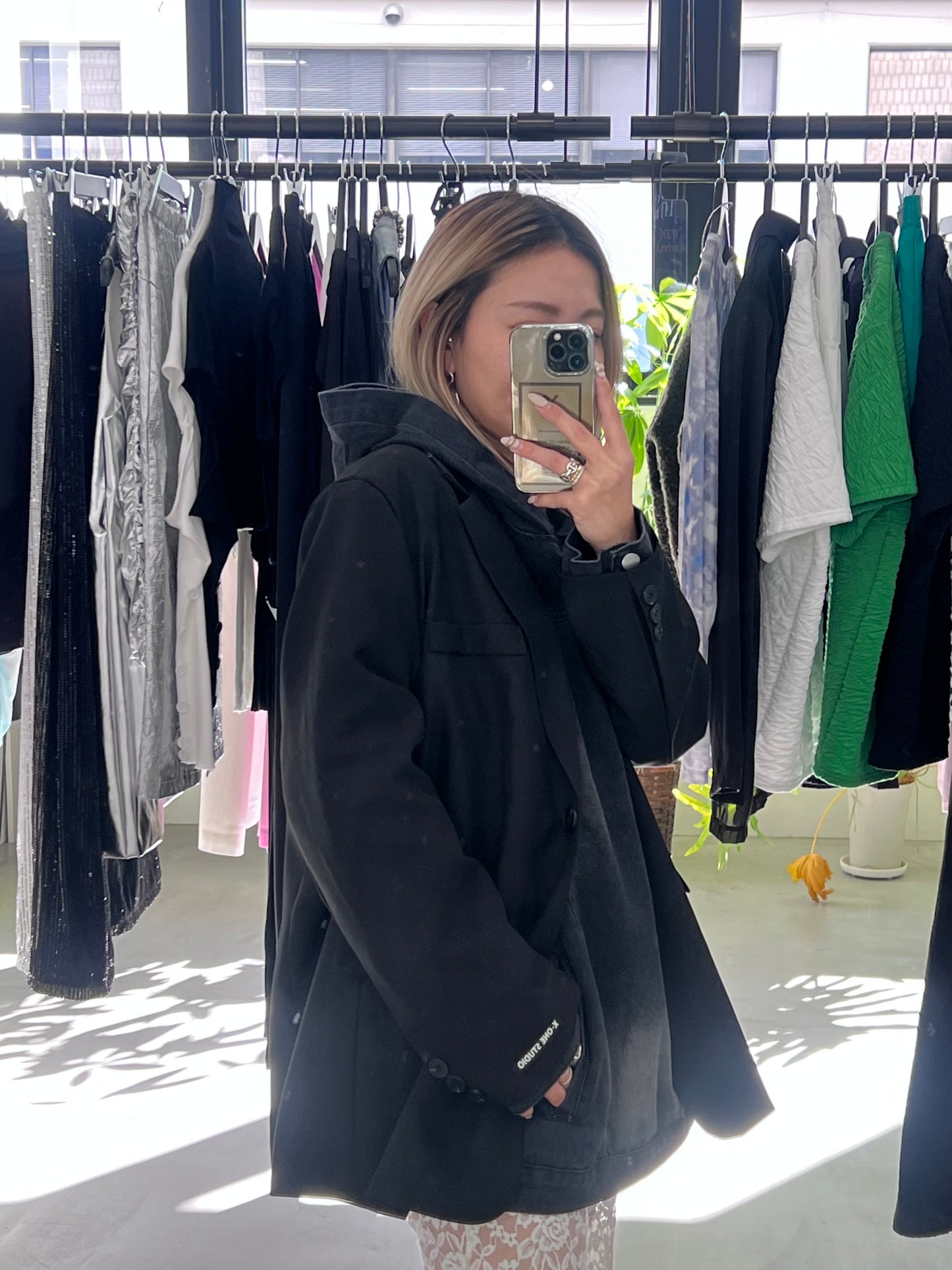 OVER SIZED JACKET "BLACK"