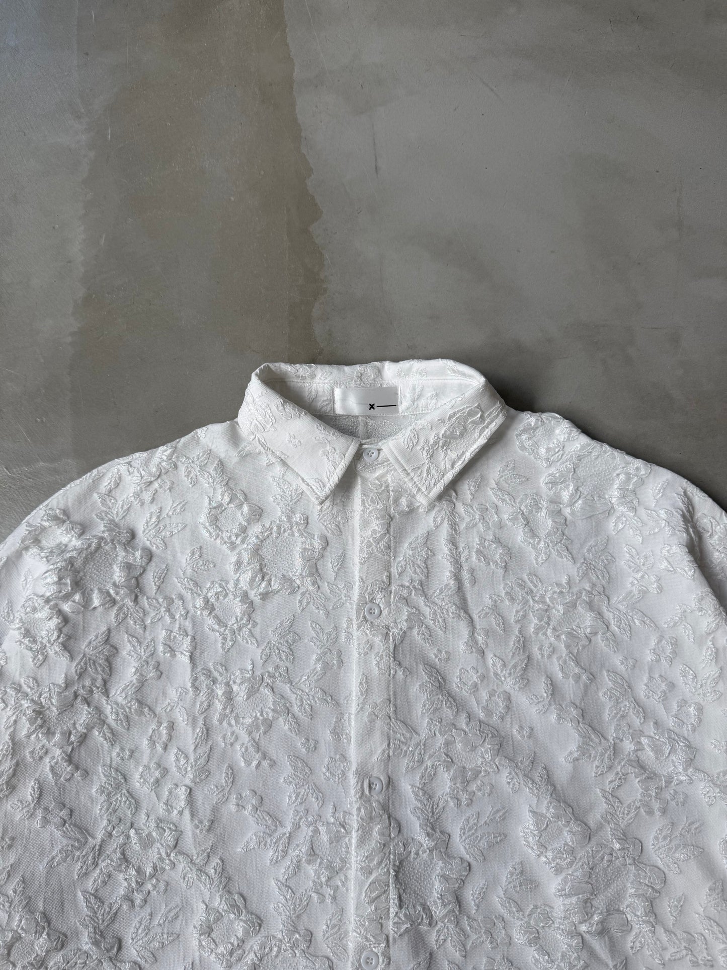 BALLOON SLEEVE SHIRT "WHITE"