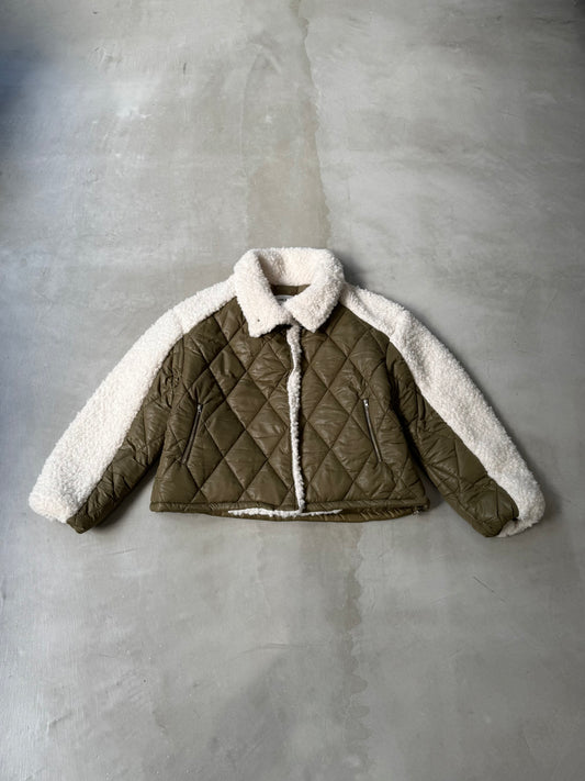 QUILTED BOA JACKET "OLIVE"