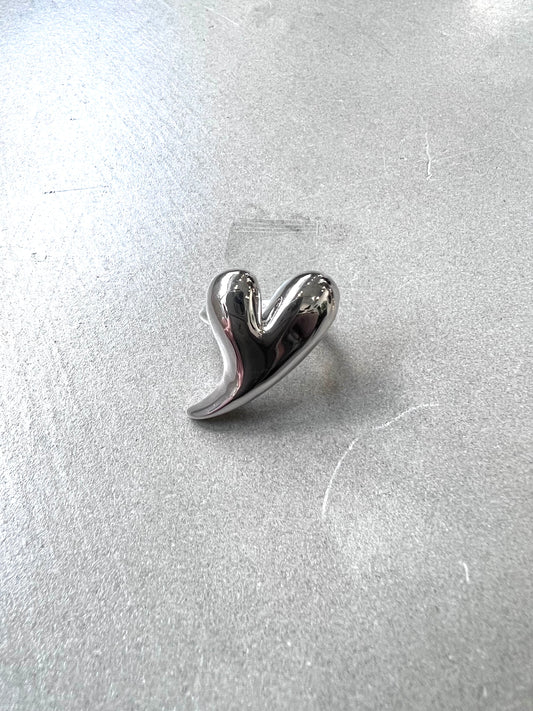 HEART LOVE RING "SILVER"